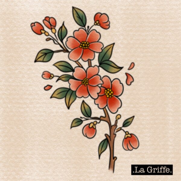Branche de cerisier