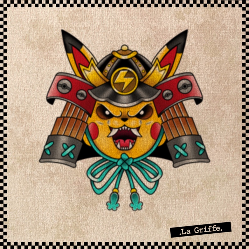 Samouraï Pokémon - Pikachu