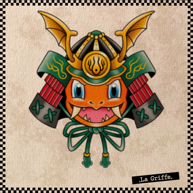 Samouraï Pokémon - Salameche